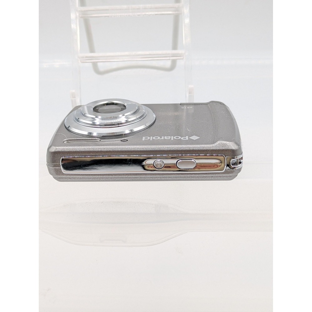 Polaroid A815 Digital Camera 15MP Silver Compact LCD AA SD Point Shoot Tested - Picture 3 of 15